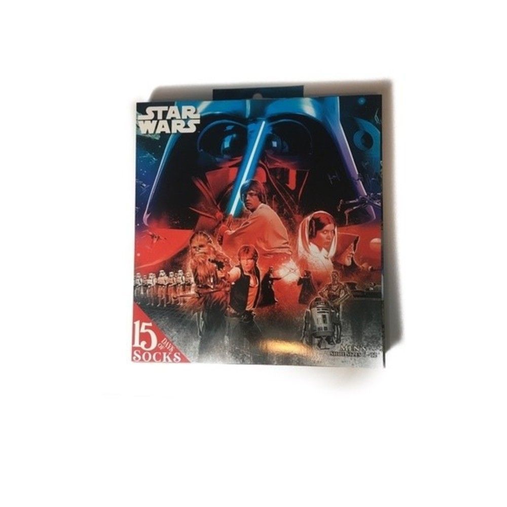 Mens star wars multi pack socks mens 6-12